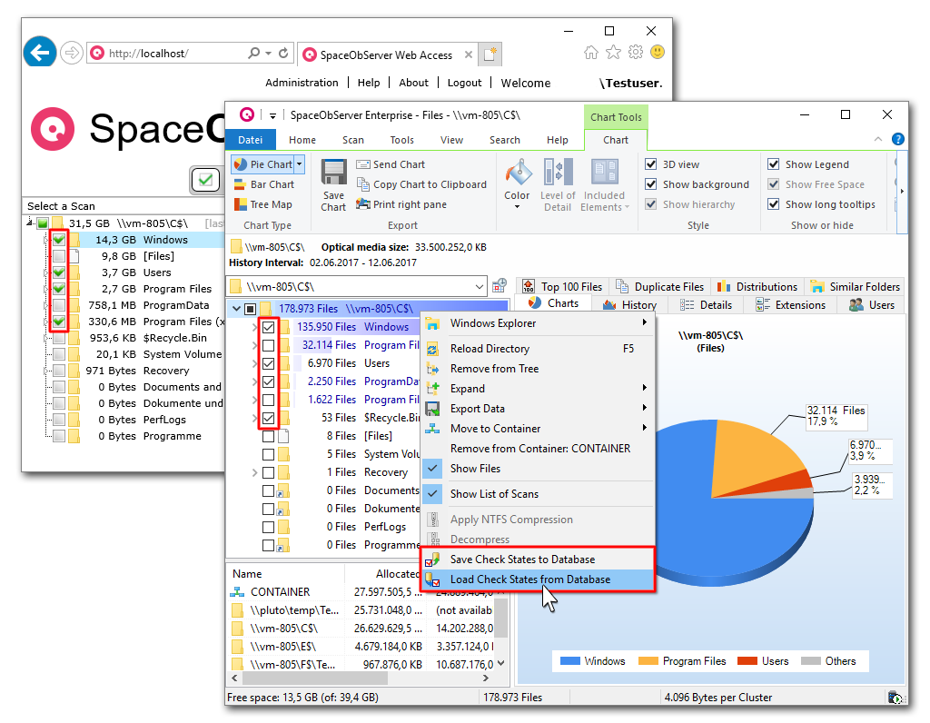 Spaceobserver web access jam software