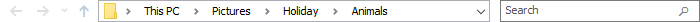 Screenshot TJamShellBreadCrumbBar-Breadcrumb-Bar