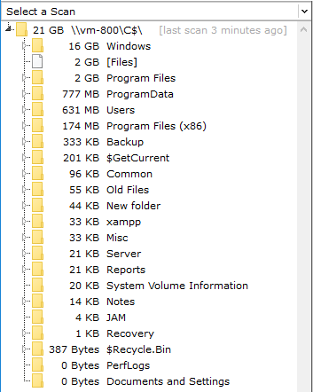 Screenshot SpaceObServer-Web-Access_Tree