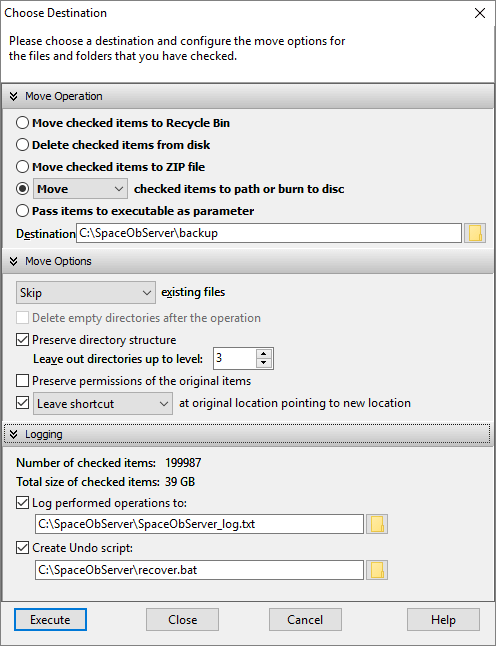 Screenshot SpaceObServer-move_checked_files