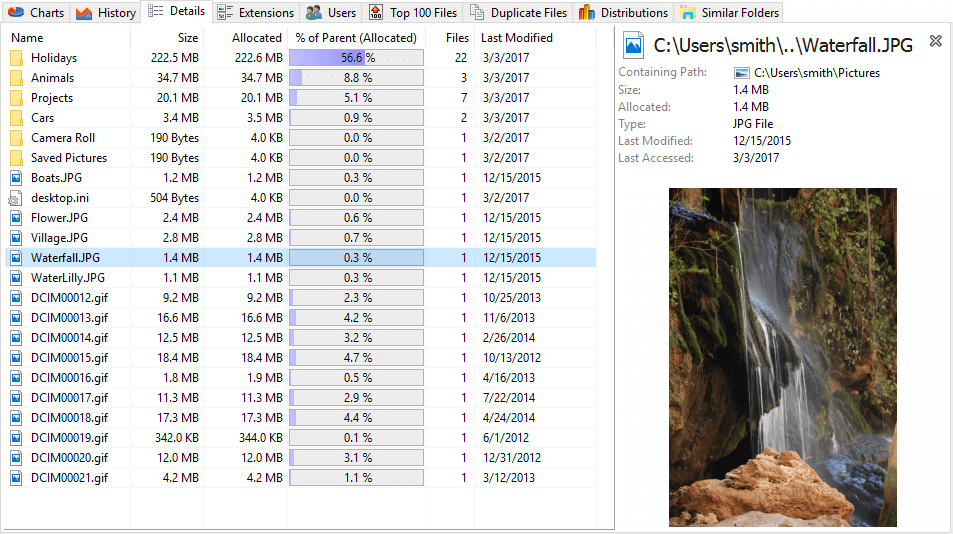 Screenshot SpaceObServer_FilePreview