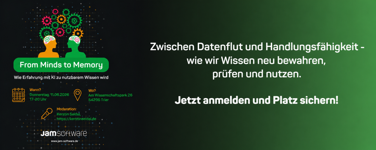 Banner Wissen-Sichern-Event