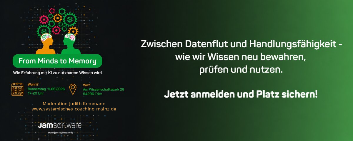 Banner Wissen-Sichern-Event