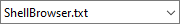 Screenshot ShellBrowser Component OpenSaveCombo