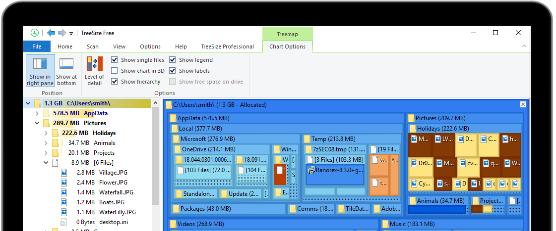 TreeSize Free