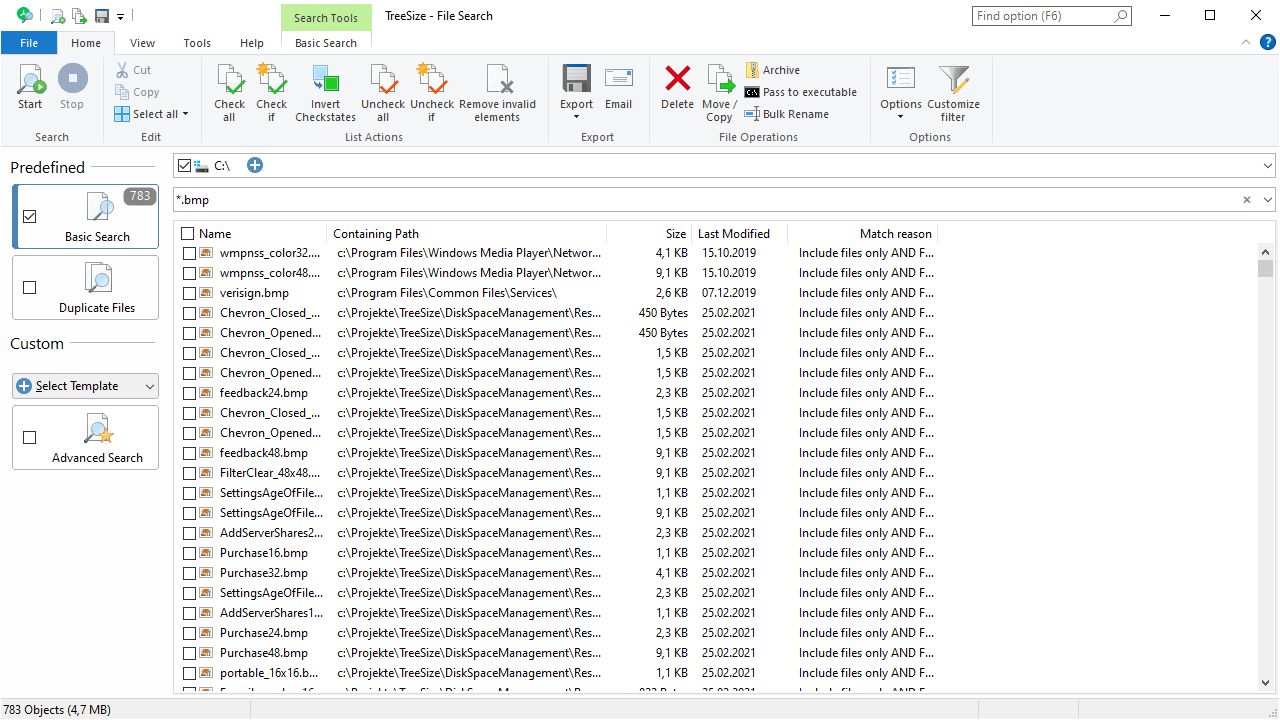 treesize file treesize file