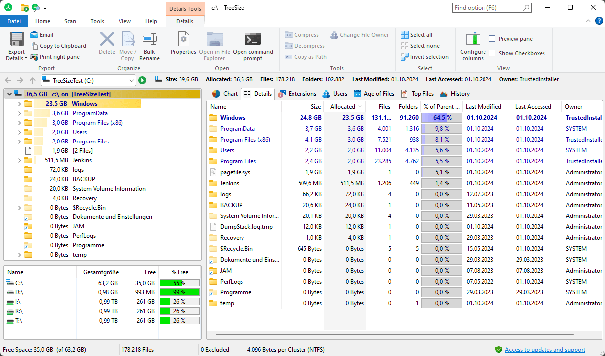 treesize software