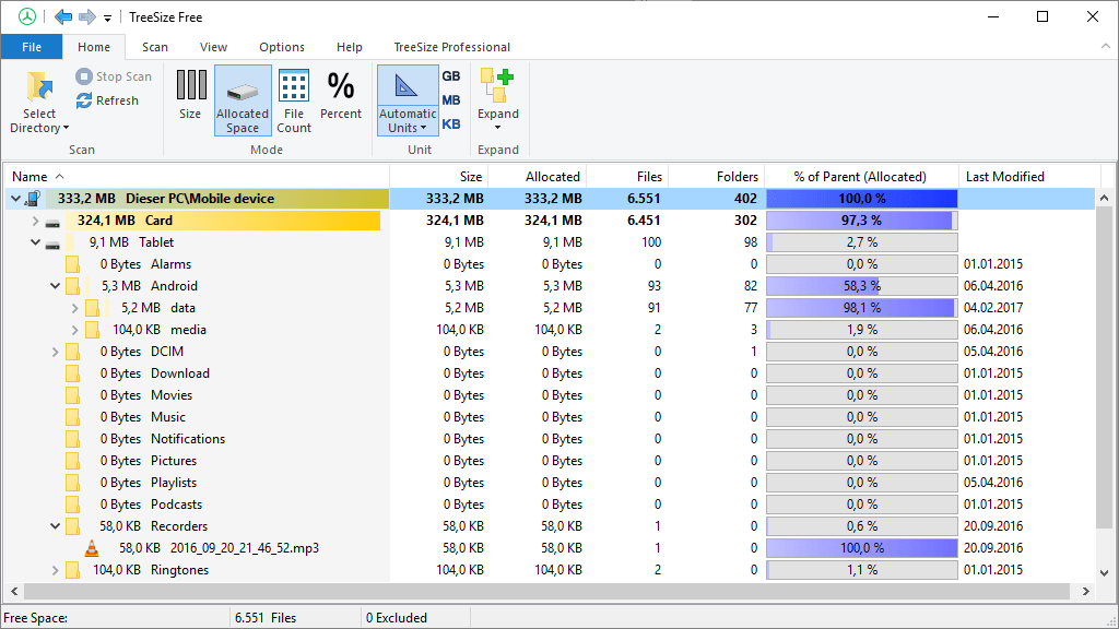 jam software treesize jam software treesize