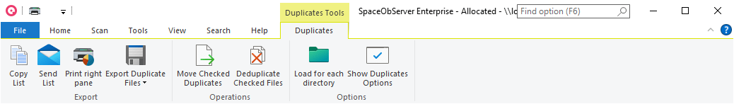 SpaceObServer-Ribbon-Duplicates